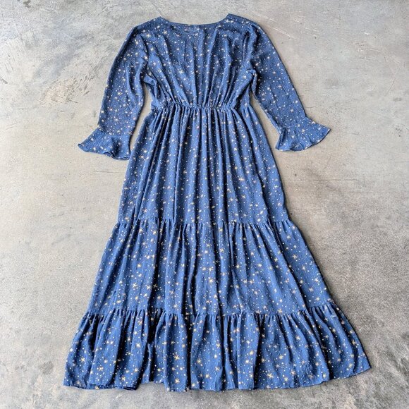 Chicwish Glory of Love Star Printed Maxi Dress in Navy NWOT size XL - Picture 10 of 10